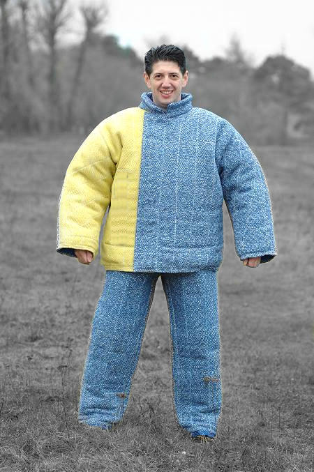 Full Protection Police Bite Suit for Bull Terrier Training